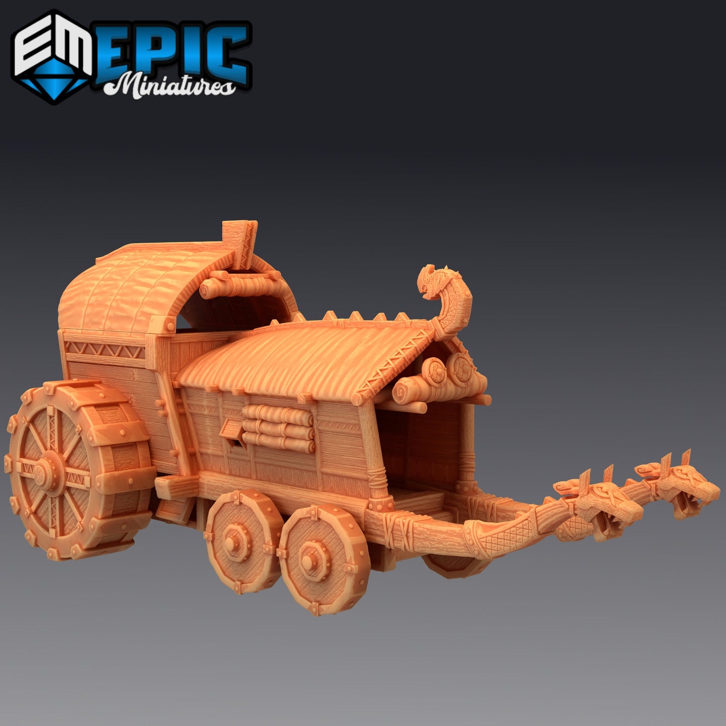 War Wagon with Thunder Dino - Epic Miniatures