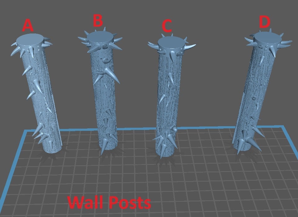 Rampart Walls and Gate, Terrain Set - Epic Miniatures