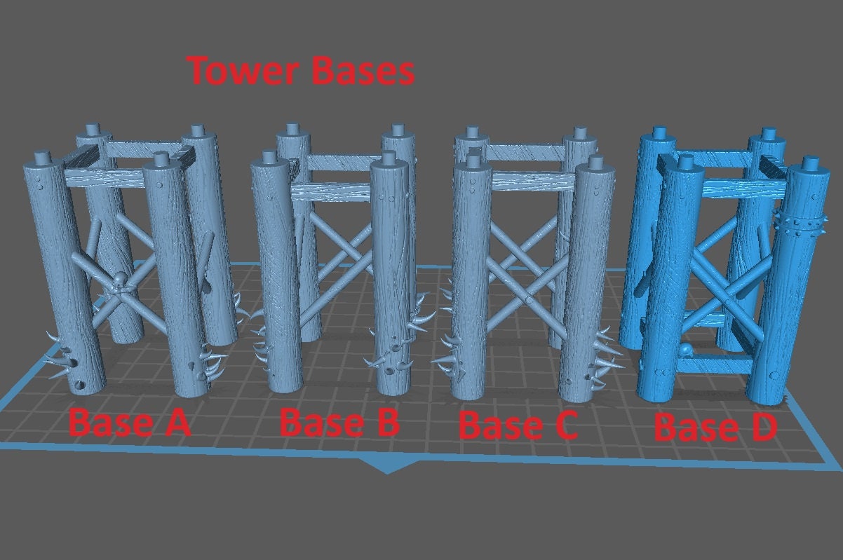Rampart Walls and Gate, Terrain Set - Epic Miniatures