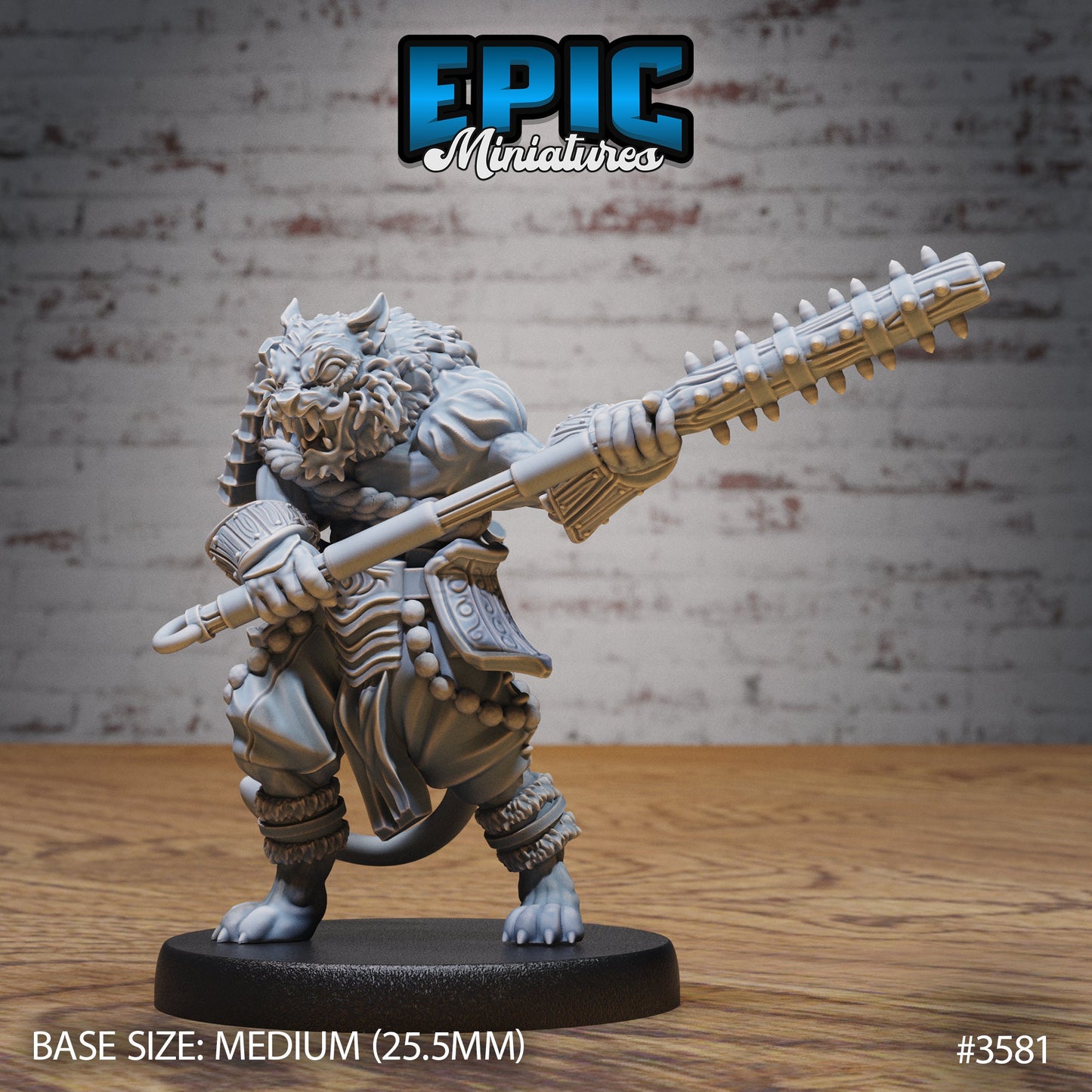 Tiger Folk Samurai (3 Variants Available) - Epic Miniatures