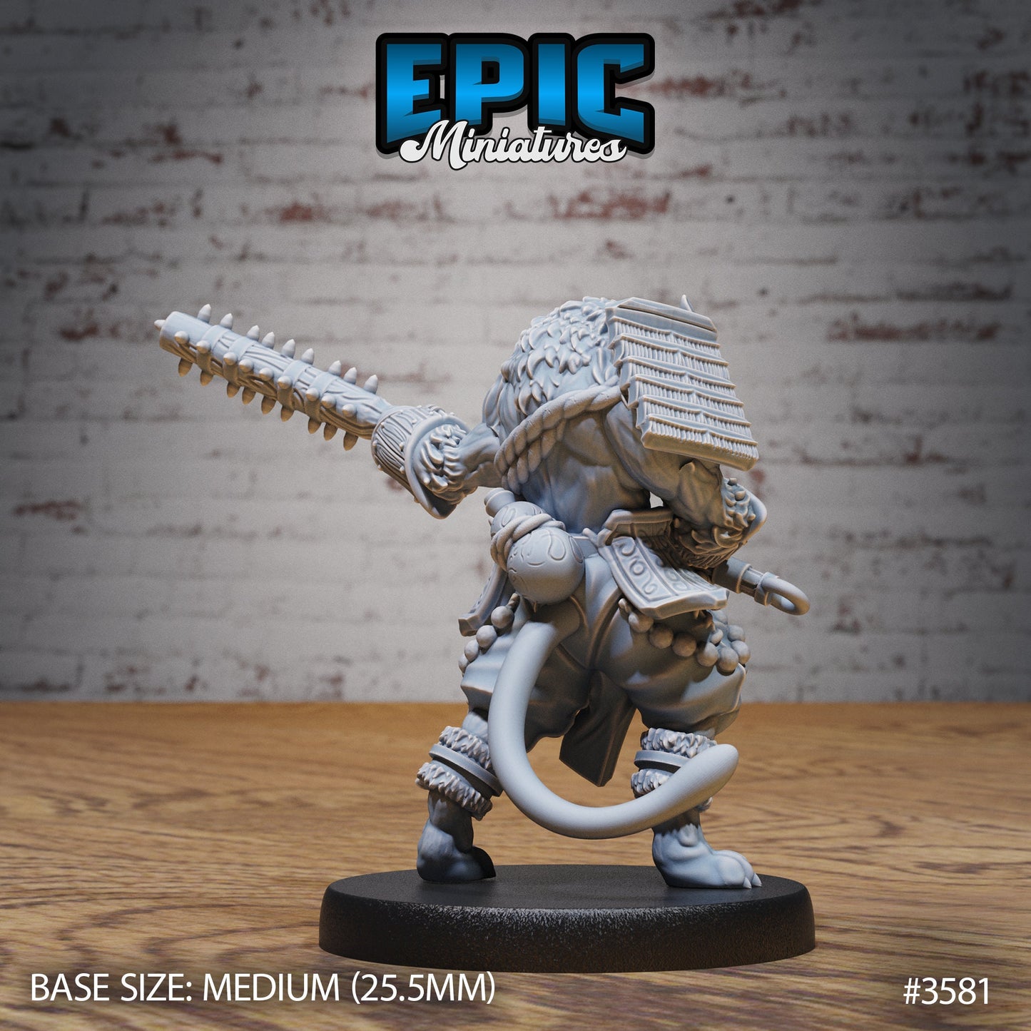 Tiger Folk Samurai (3 Variants Available) - Epic Miniatures
