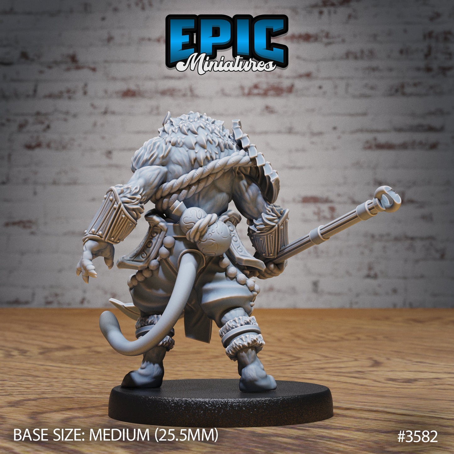 Tiger Folk Samurai (3 Variants Available) - Epic Miniatures