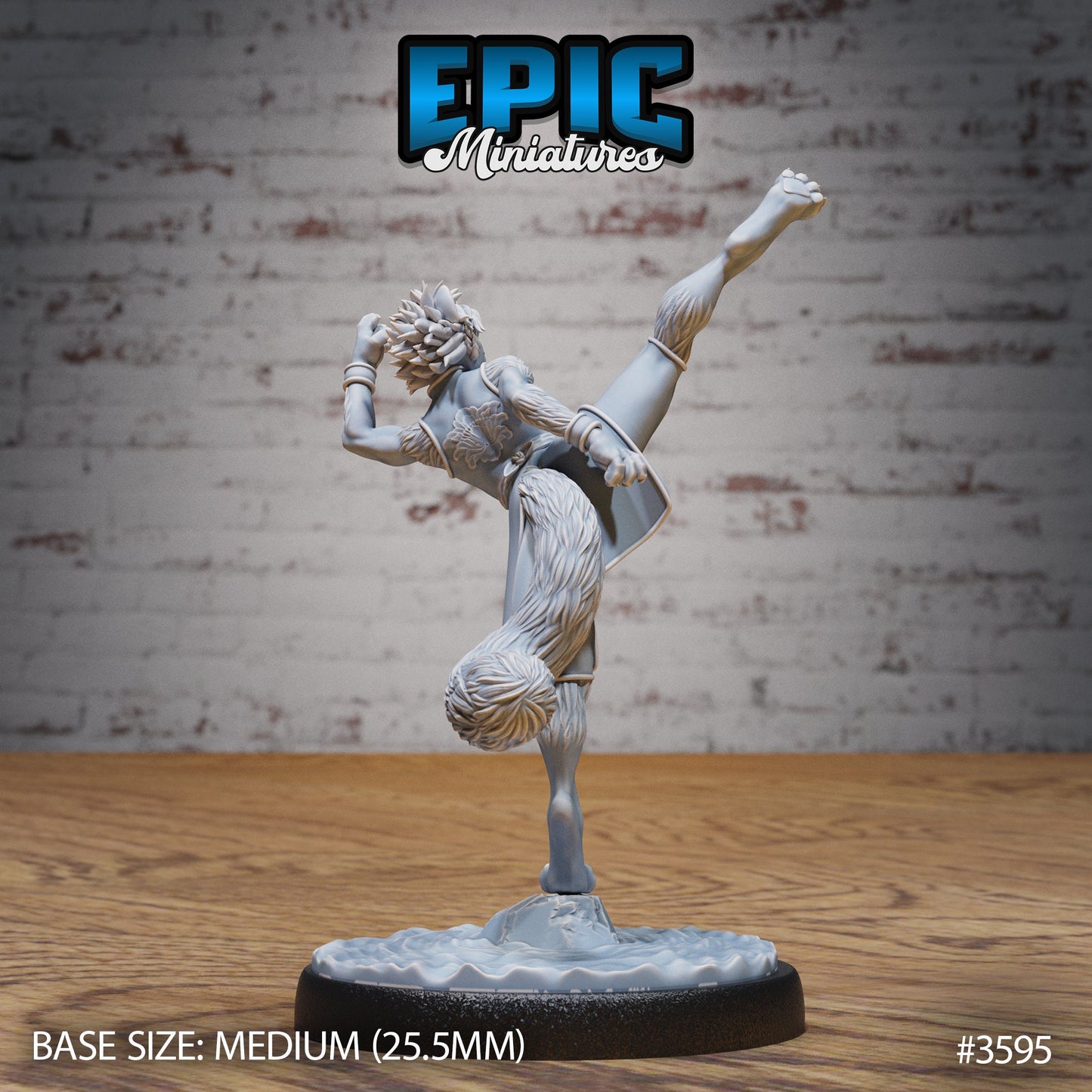 Cat Girl Monk (3 Variants Available) - Epic Miniatures