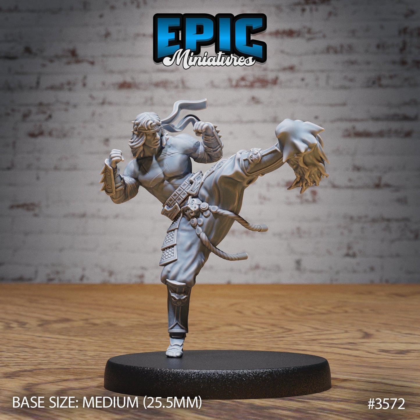 Fire Style Kung Fu Master (3 Variants Available) - Epic Miniatures