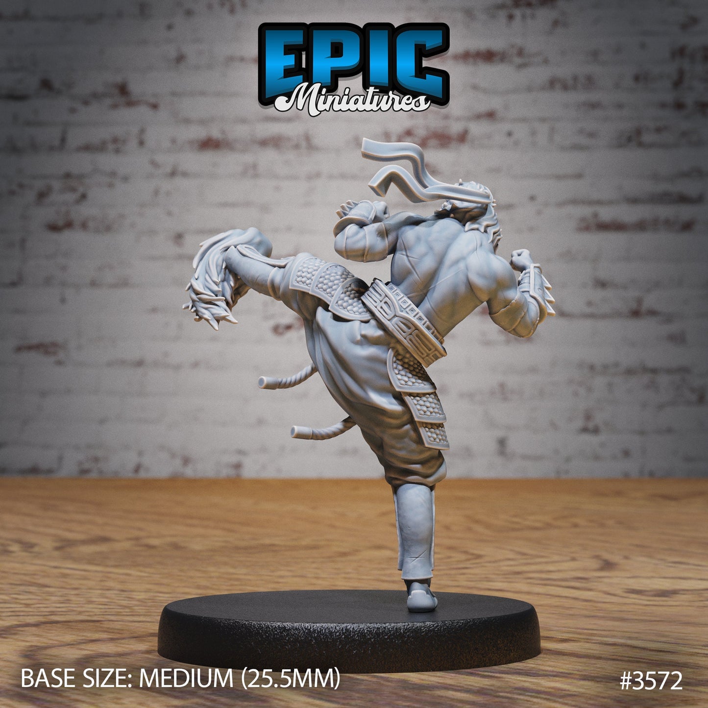 Fire Style Kung Fu Master (3 Variants Available) - Epic Miniatures