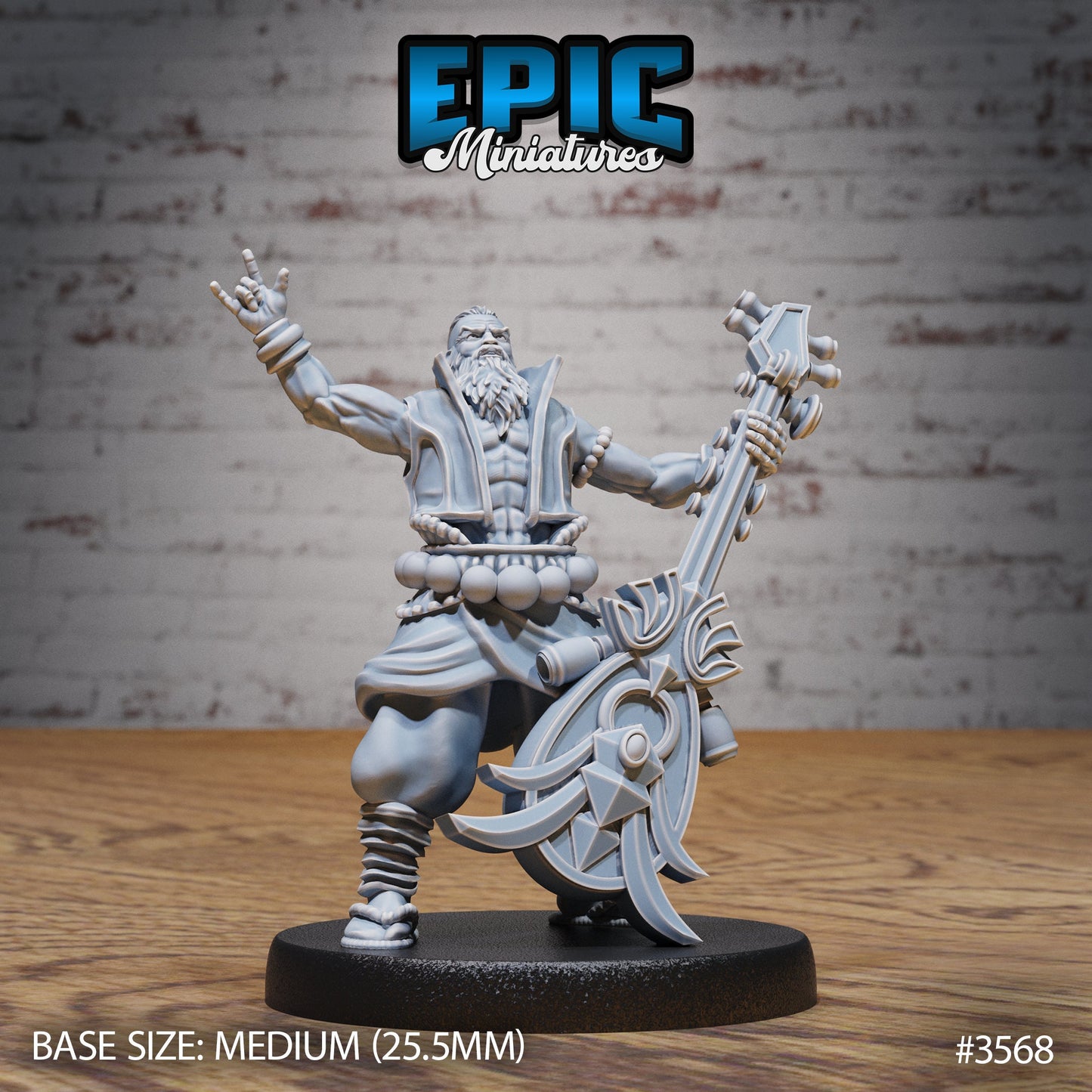 Orient Metal Bard (3 Variants Available) - Epic Miniatures