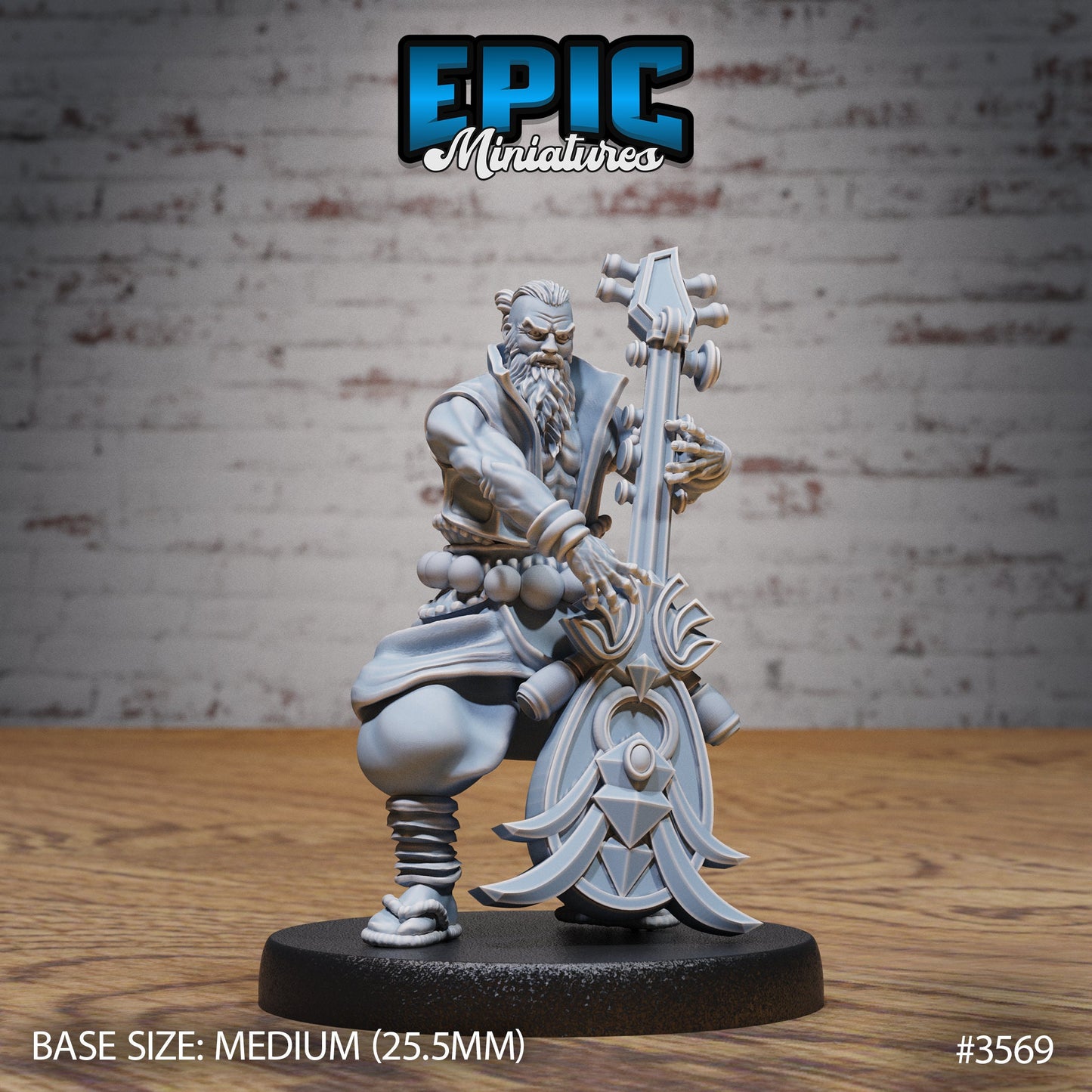 Orient Metal Bard (3 Variants Available) - Epic Miniatures