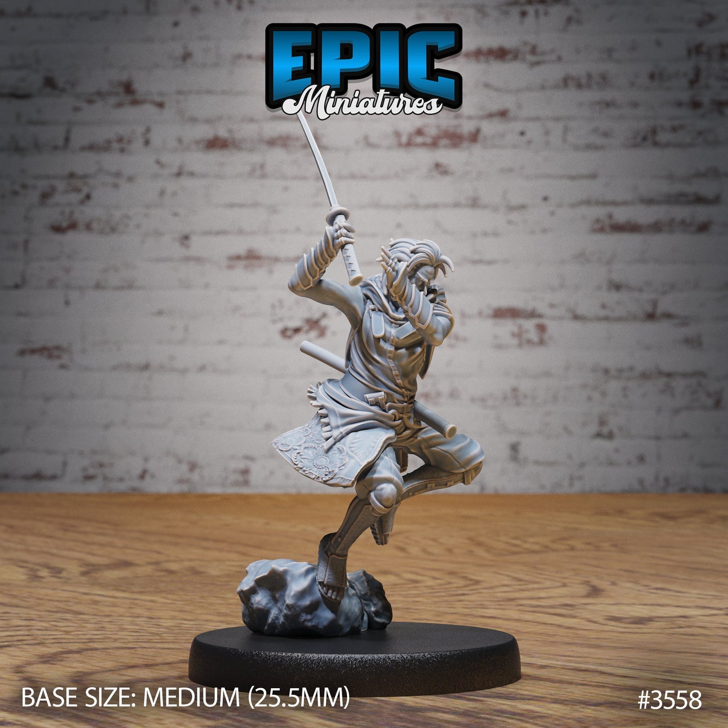 Katana Master (3 Variants Available) - Epic Miniatures