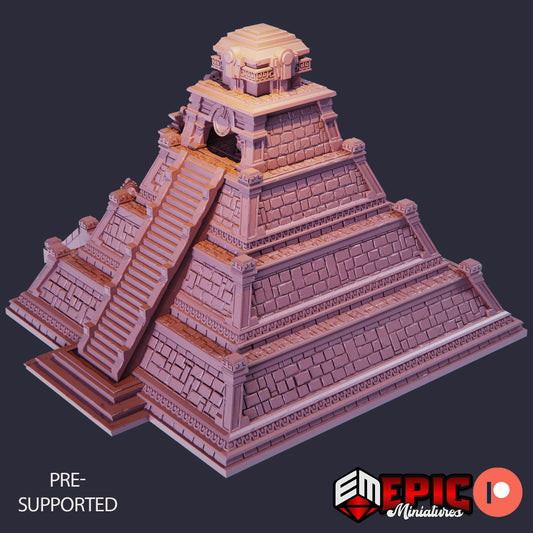 Jungle Temple, Playable Terrain Piece - Epic Miniatures