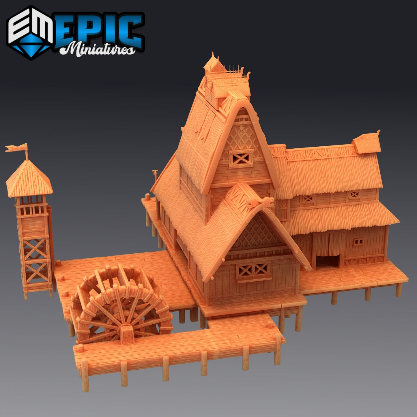 Swimming Tavern, Playable Terrain Piece - Epic Miniatures