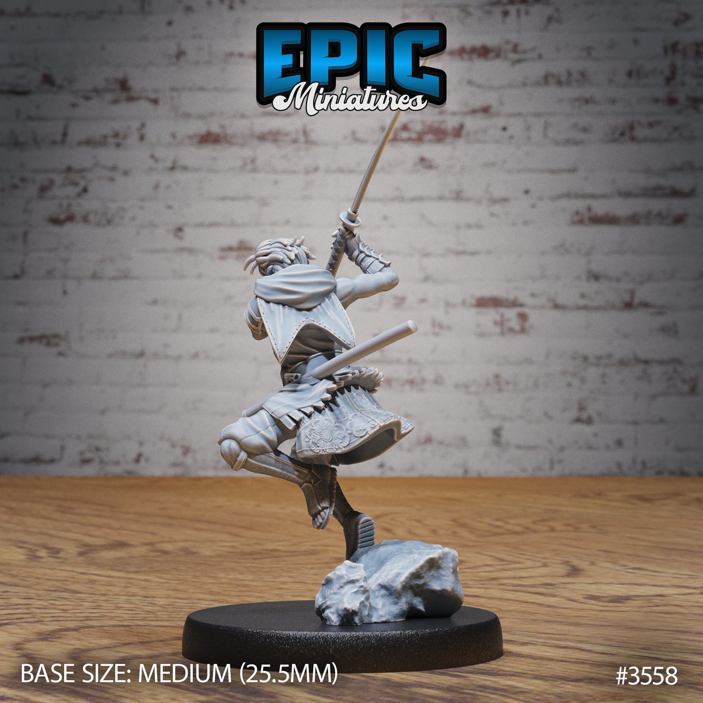 Katana Master (3 Variants Available) - Epic Miniatures