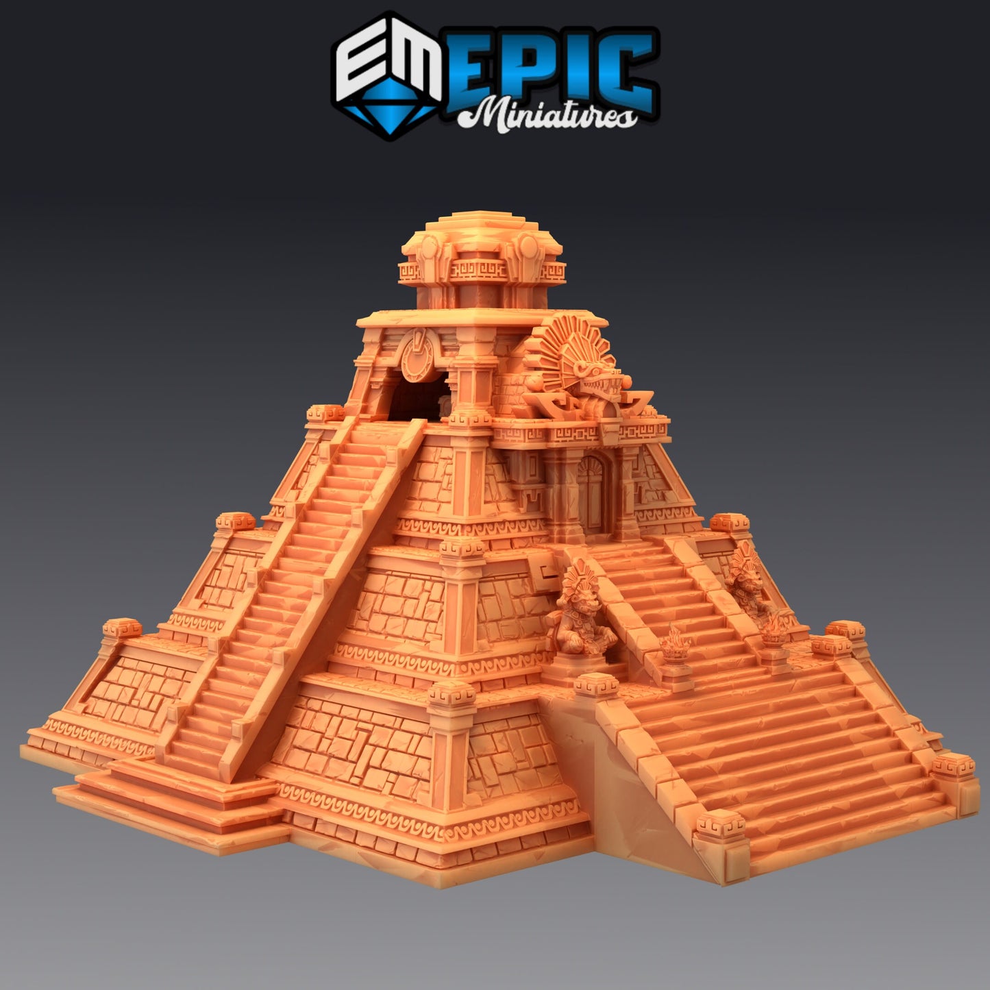 Jungle Temple, Playable Terrain Piece - Epic Miniatures