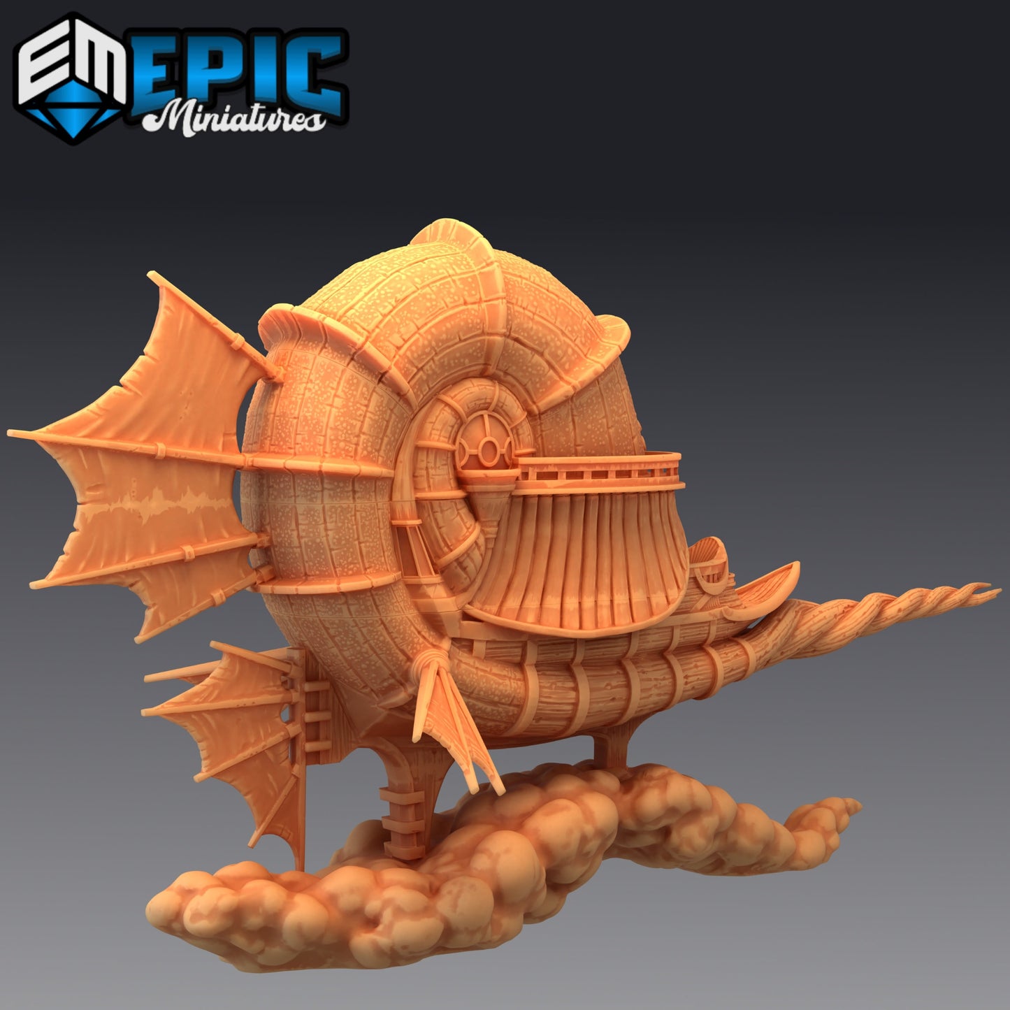 Nautiloid Airship, Playable Terrain Set - Epic Miniatures