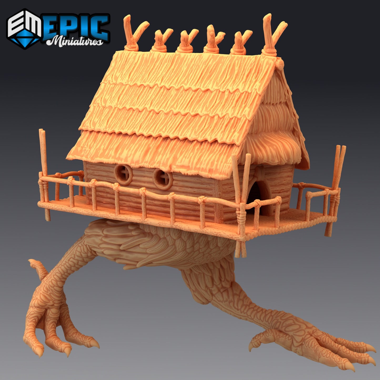 Baba Yaga's Walking Hut (2 Variants Available) - Epic Miniatures