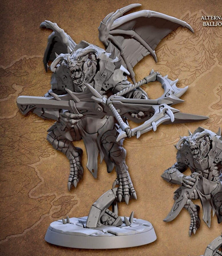 Draconian Winged Shock Troopers (6 Variants Available) - Artisan Guild