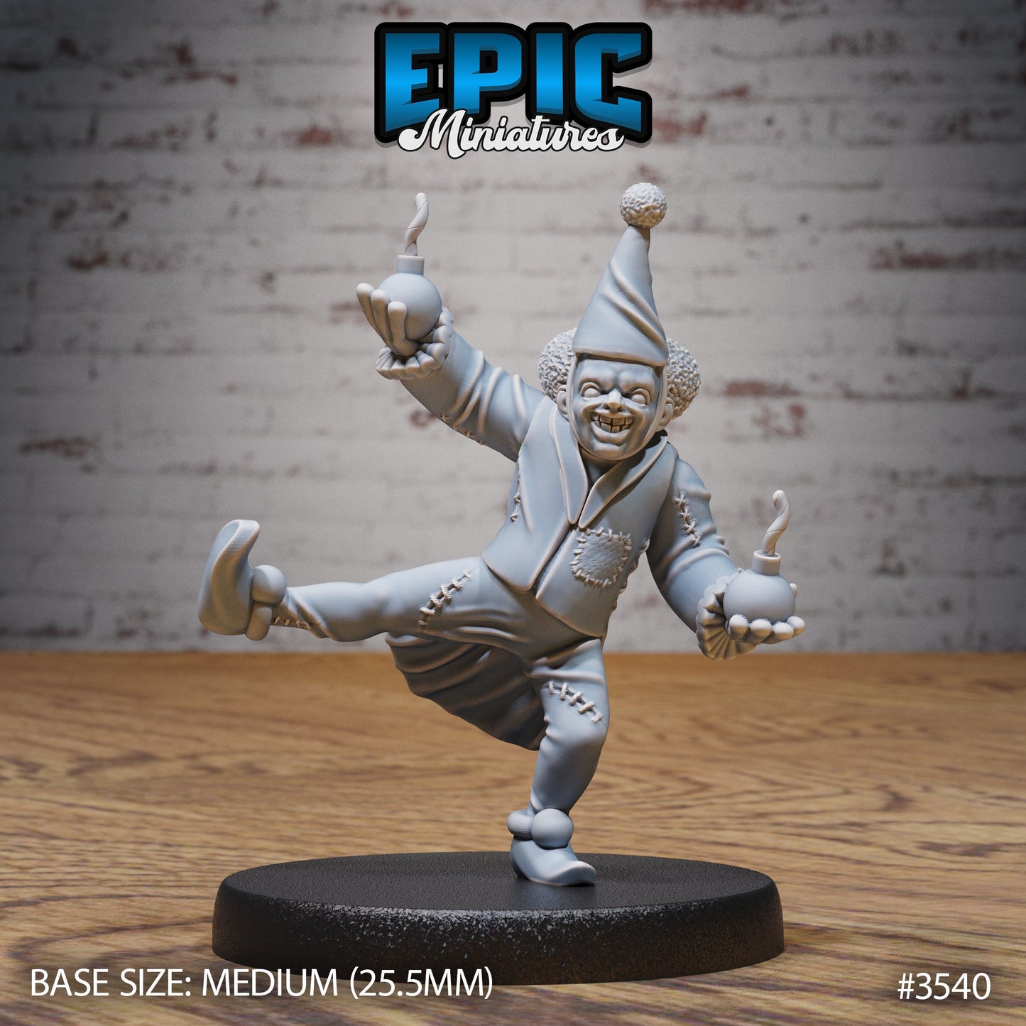 Horror Clown, Set 2 (4 Variants Available) - Epic Miniatures