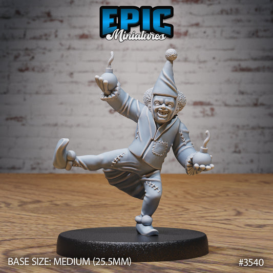 Horror Clown, Set 2 (4 Variants Available) - Epic Miniatures