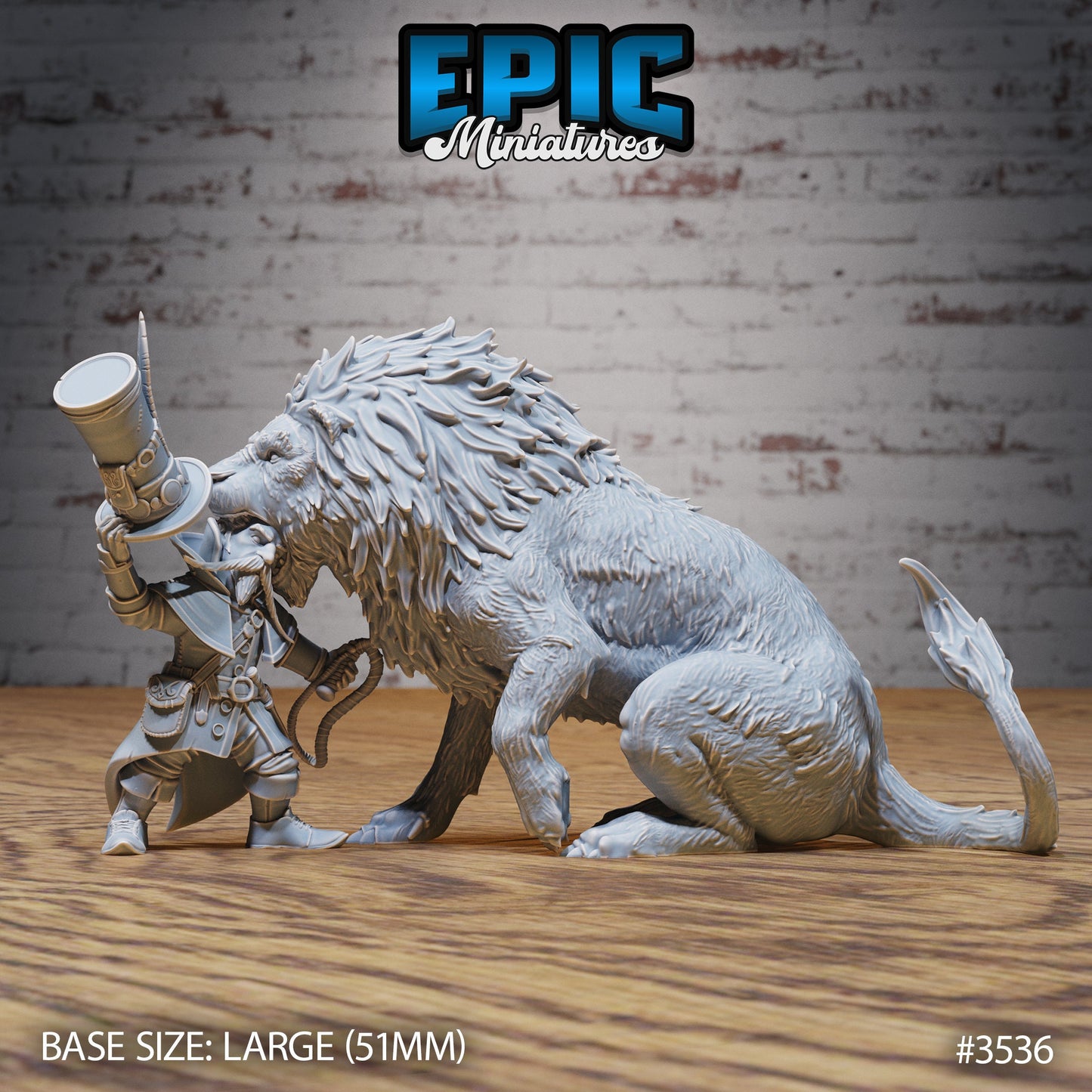 Halfling Lion Tamer (4 Variants Available) - Epic Miniatures