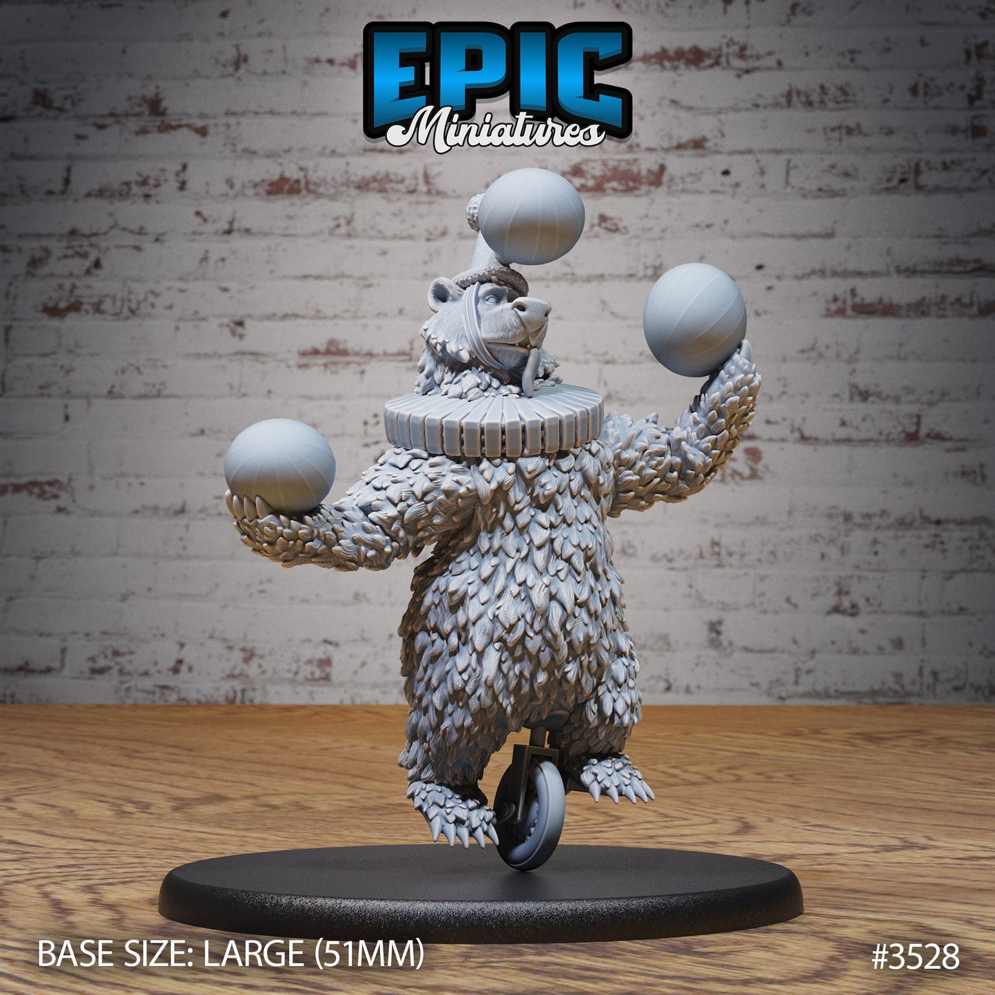 Circus Bear (3 Variants Available) - Epic Miniatures