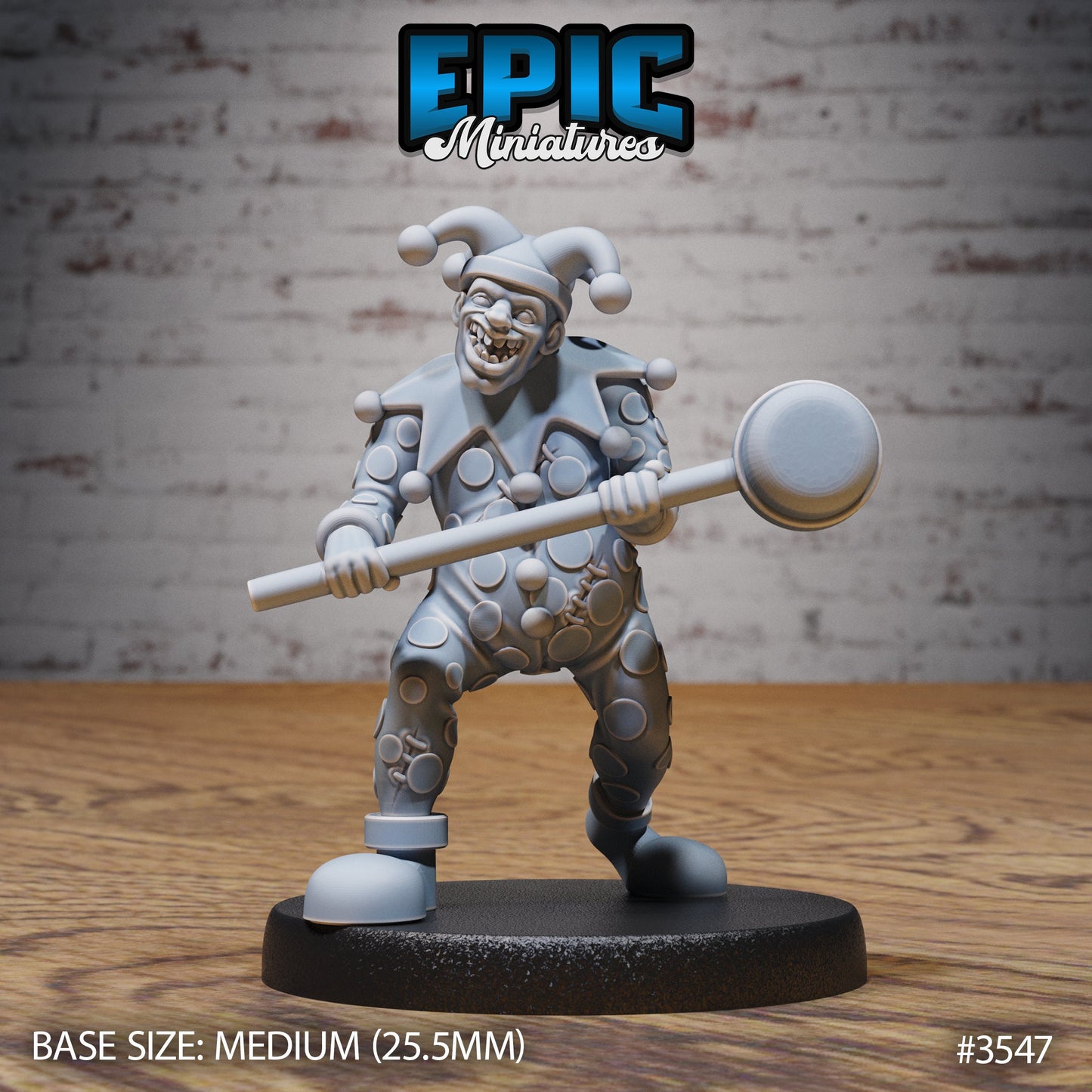 Horror Clown, Set 3 (4 Variants Available) - Epic Miniatures