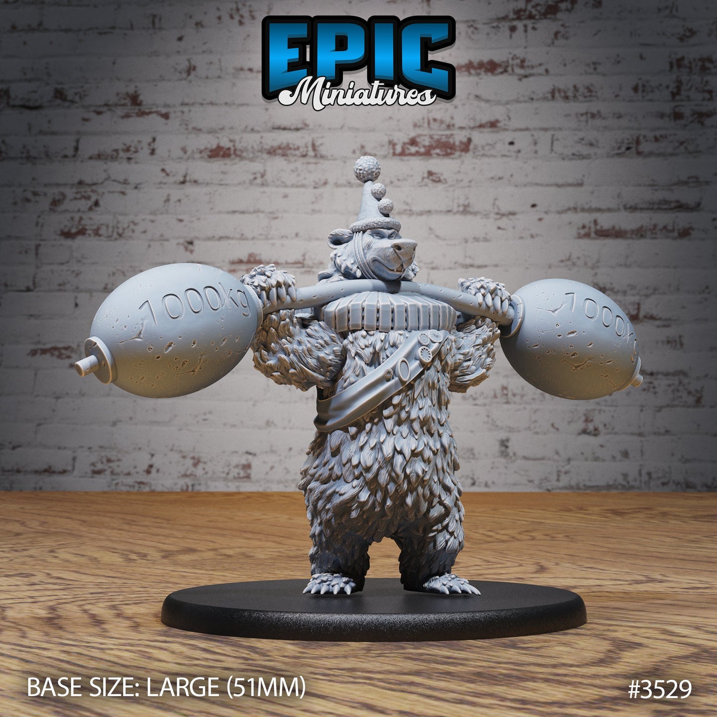 Circus Bear (3 Variants Available) - Epic Miniatures