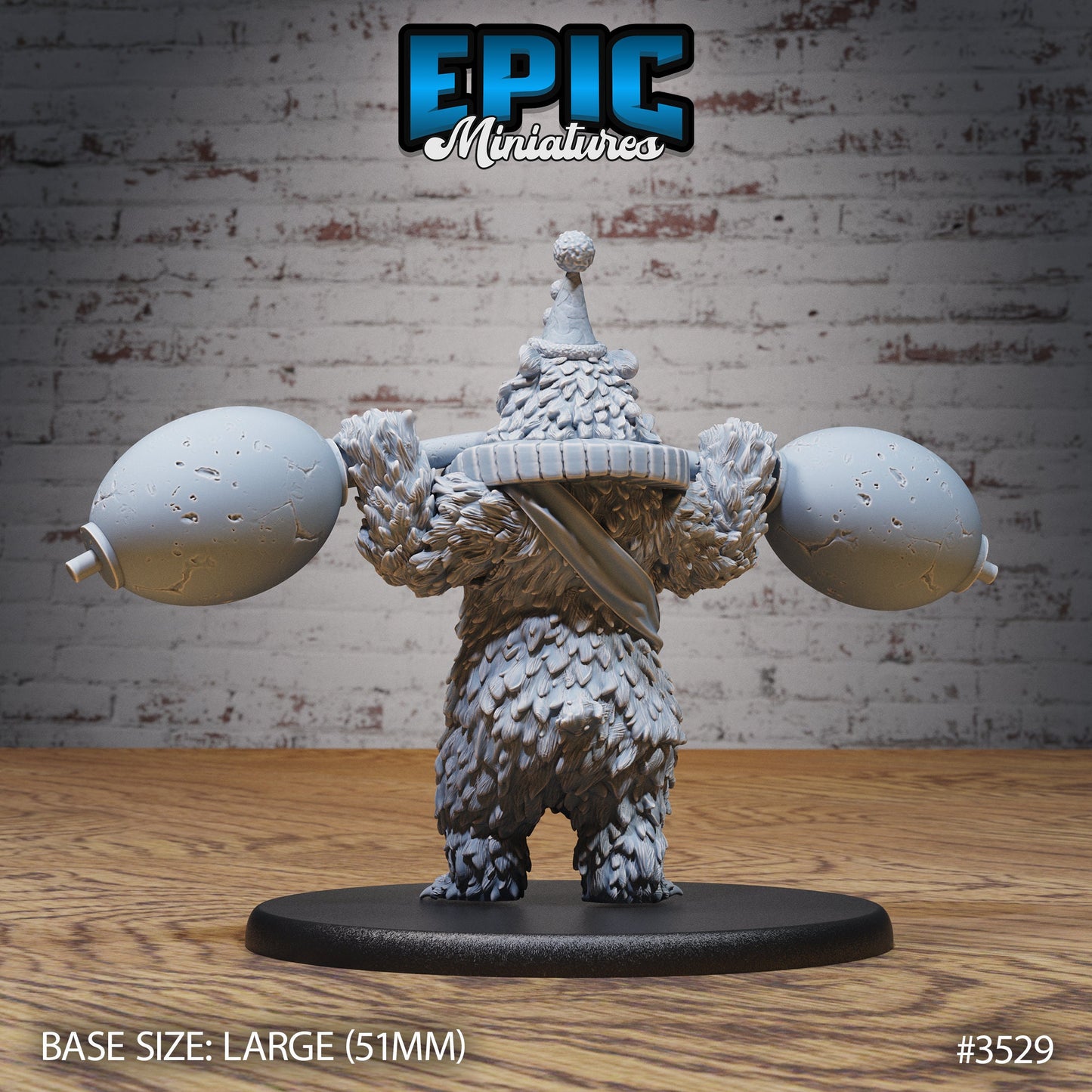 Circus Bear (3 Variants Available) - Epic Miniatures