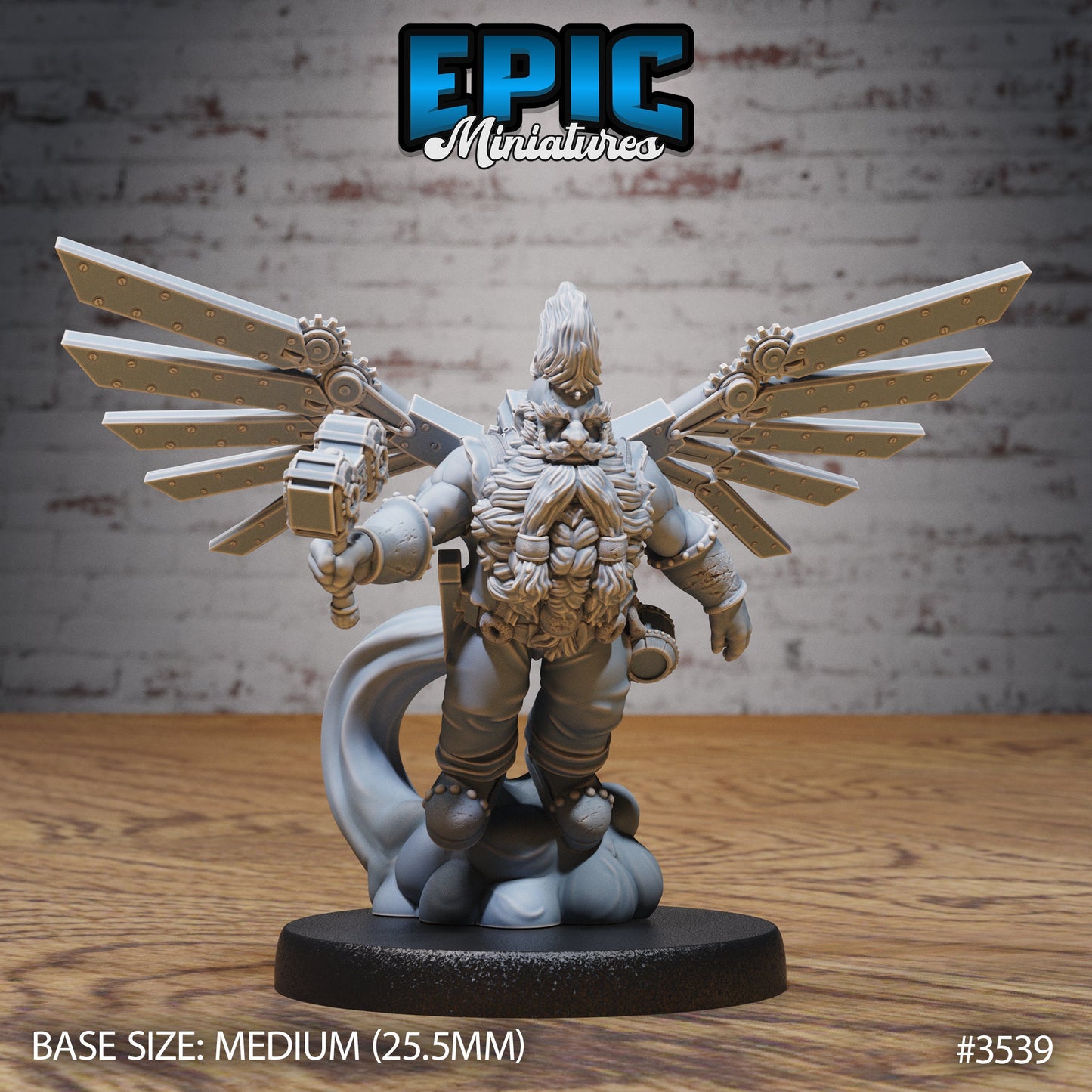 Cannon Dwarf (3 Variants Available) - Epic Miniatures