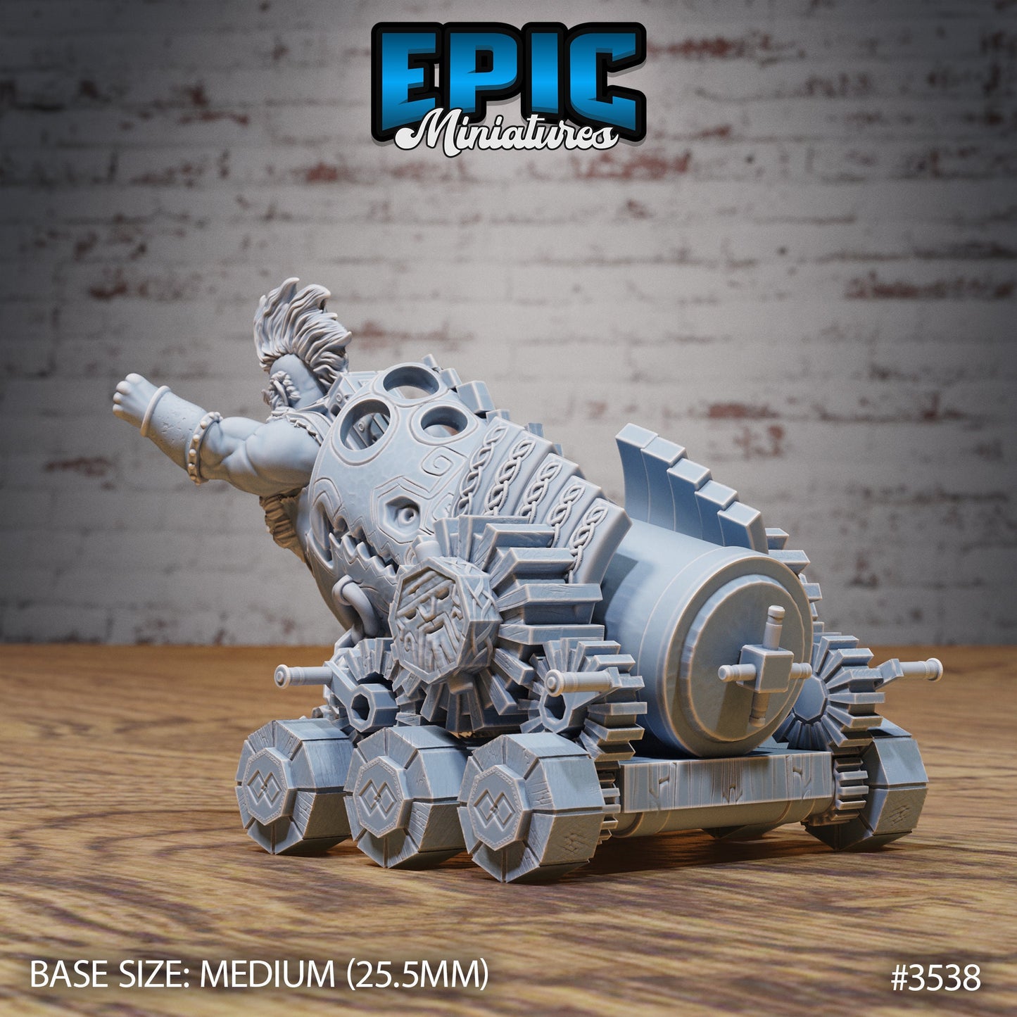 Cannon Dwarf (3 Variants Available) - Epic Miniatures