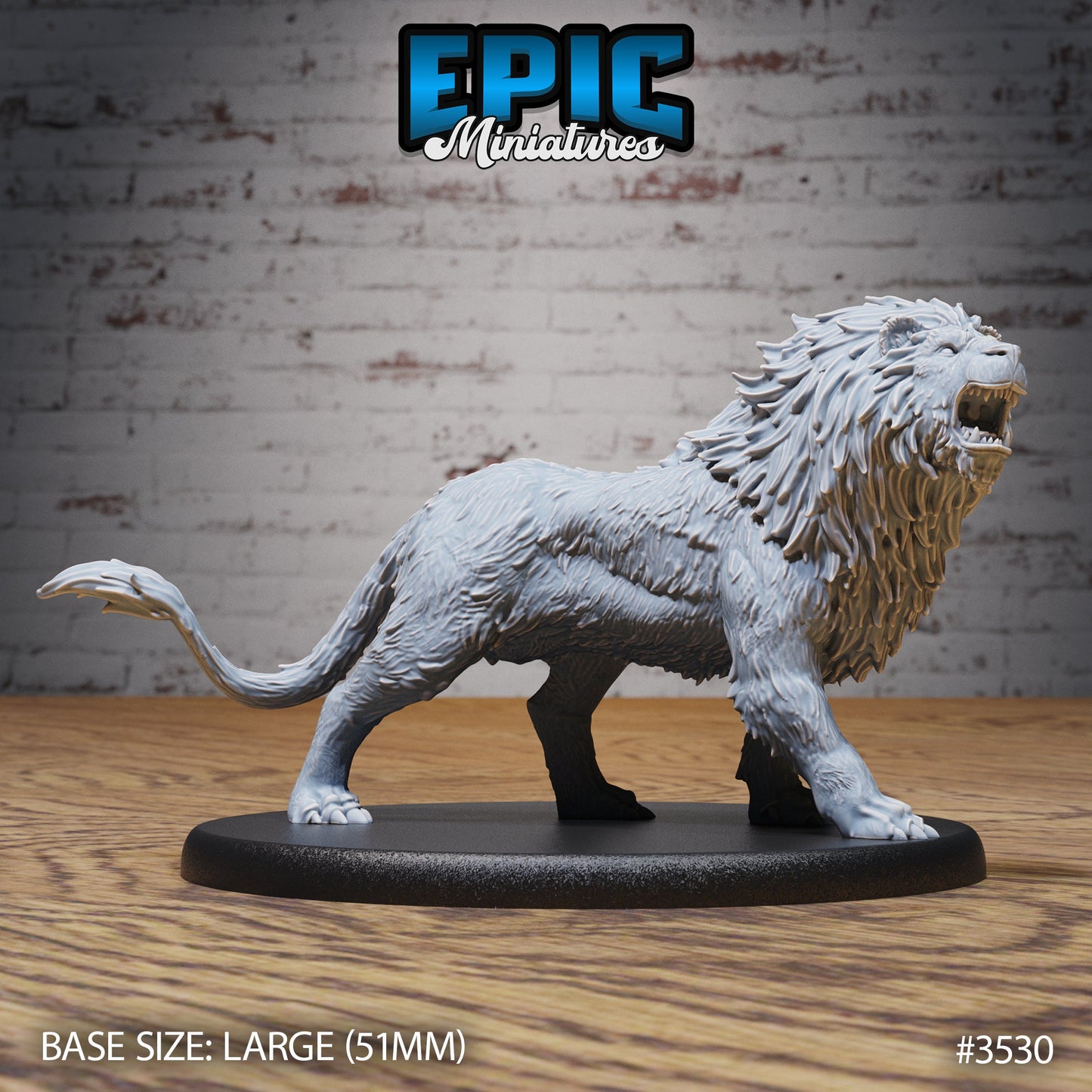 Lion (4 Variants Available) - Epic Miniatures