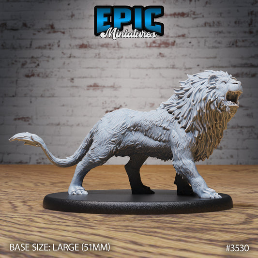 Lion (4 Variants Available) - Epic Miniatures