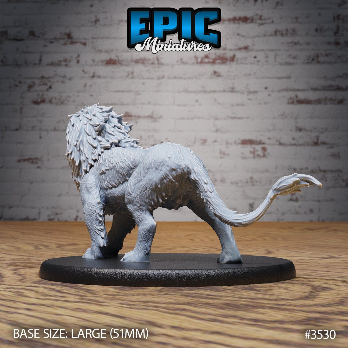 Lion (4 Variants Available) - Epic Miniatures