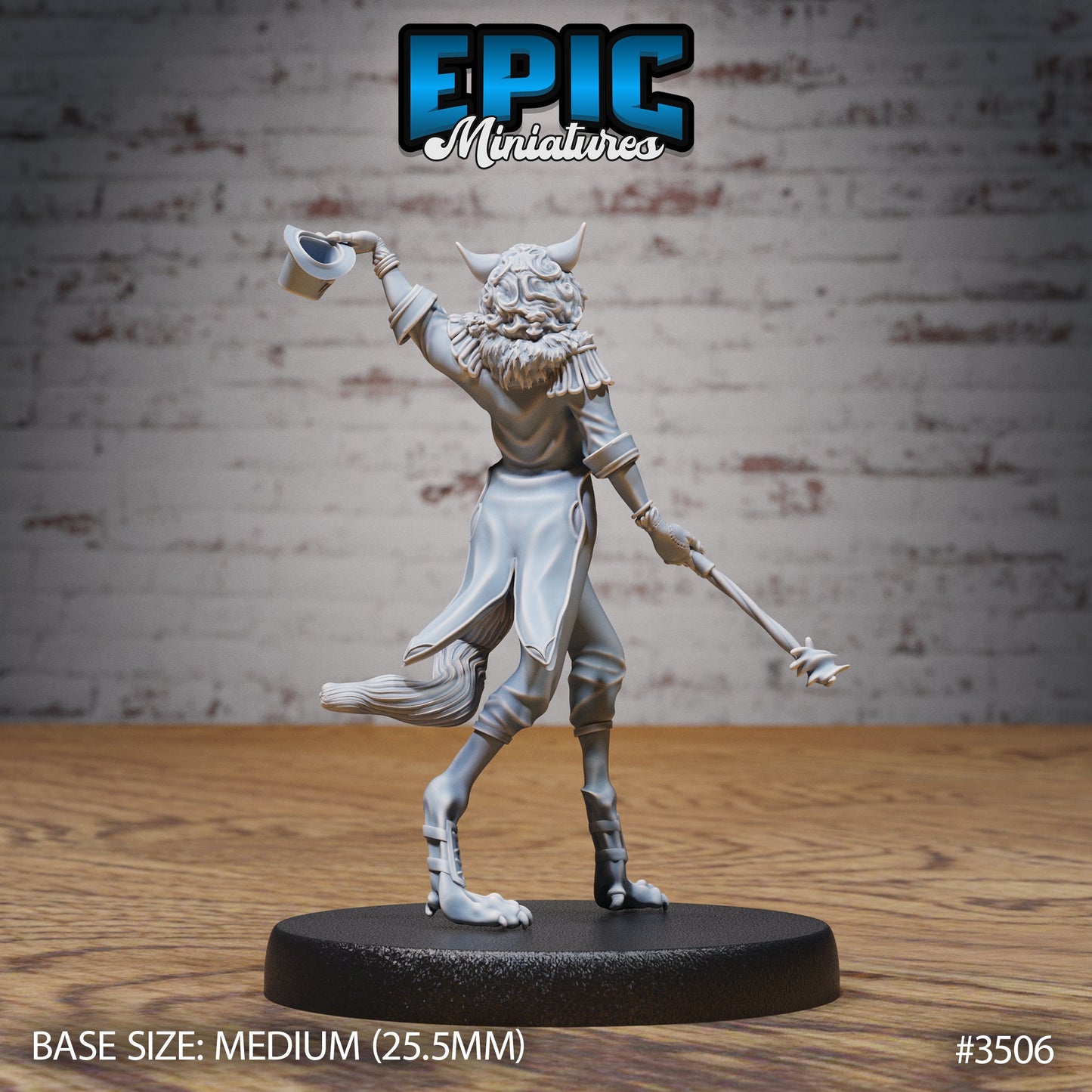 Catfolk Magician (4 Variants Available) - Epic Miniatures