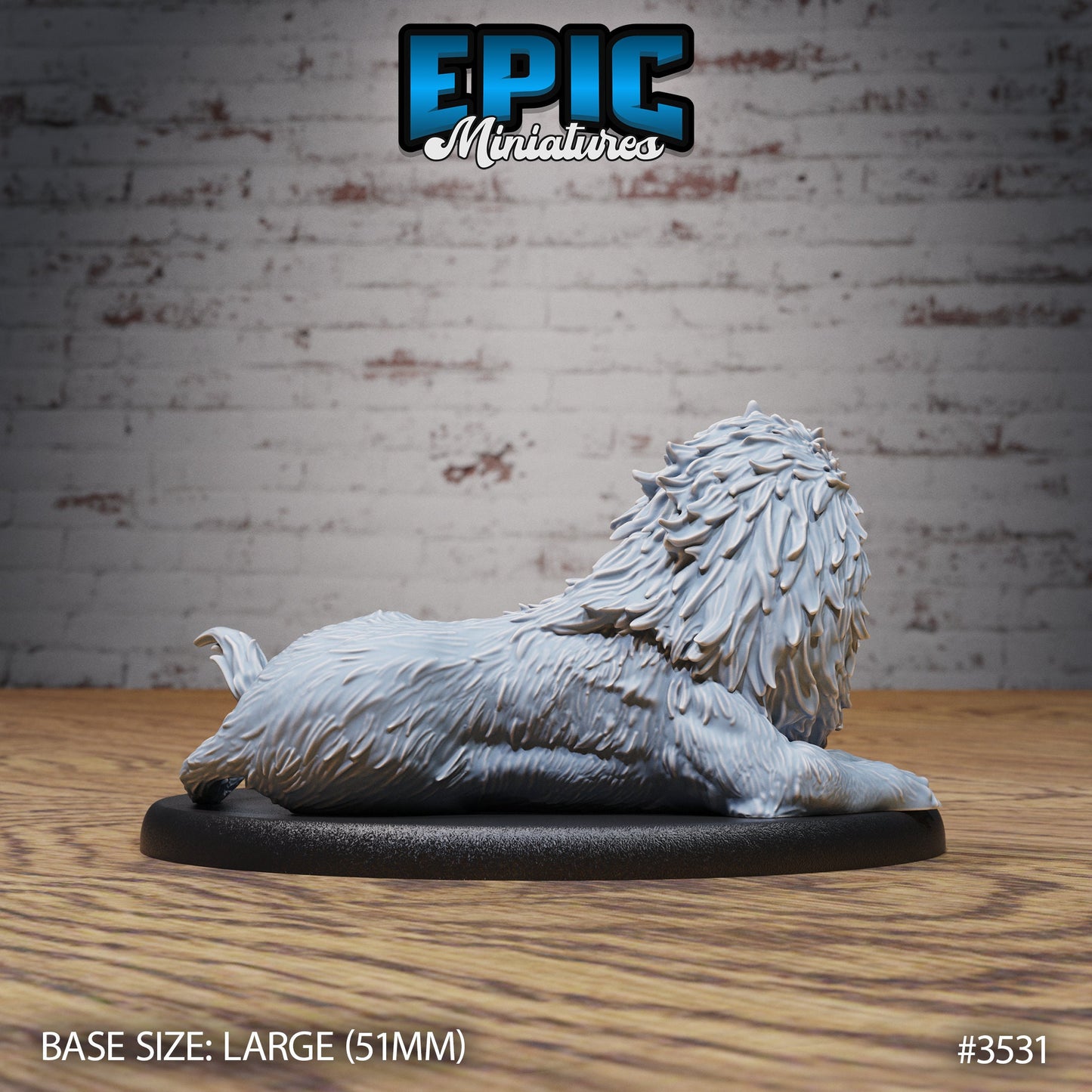 Lion (4 Variants Available) - Epic Miniatures