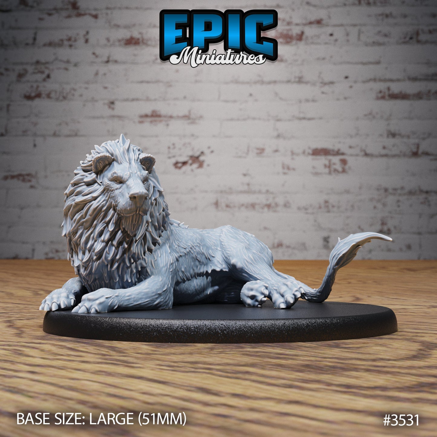 Lion (4 Variants Available) - Epic Miniatures