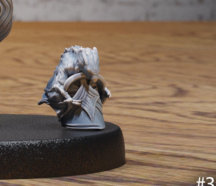 Catfolk Magician (4 Variants Available) - Epic Miniatures