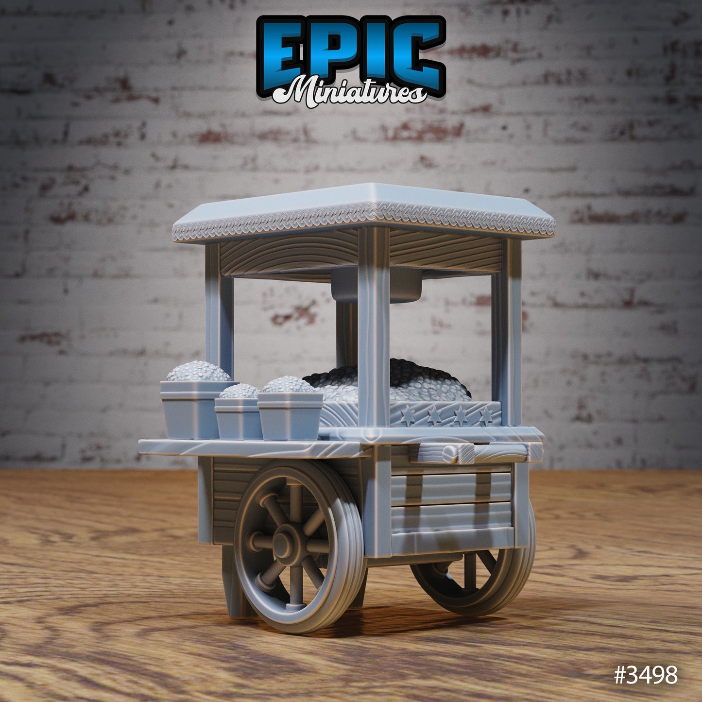 Carnival Shops, Terrain Set - Epic Miniatures