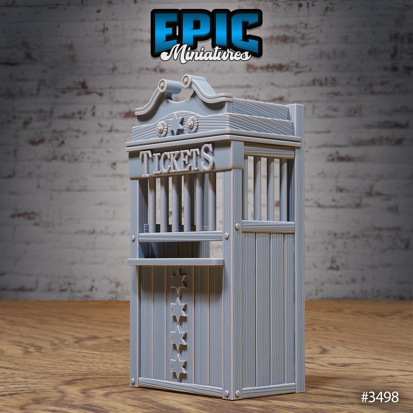 Carnival Shops, Terrain Set - Epic Miniatures