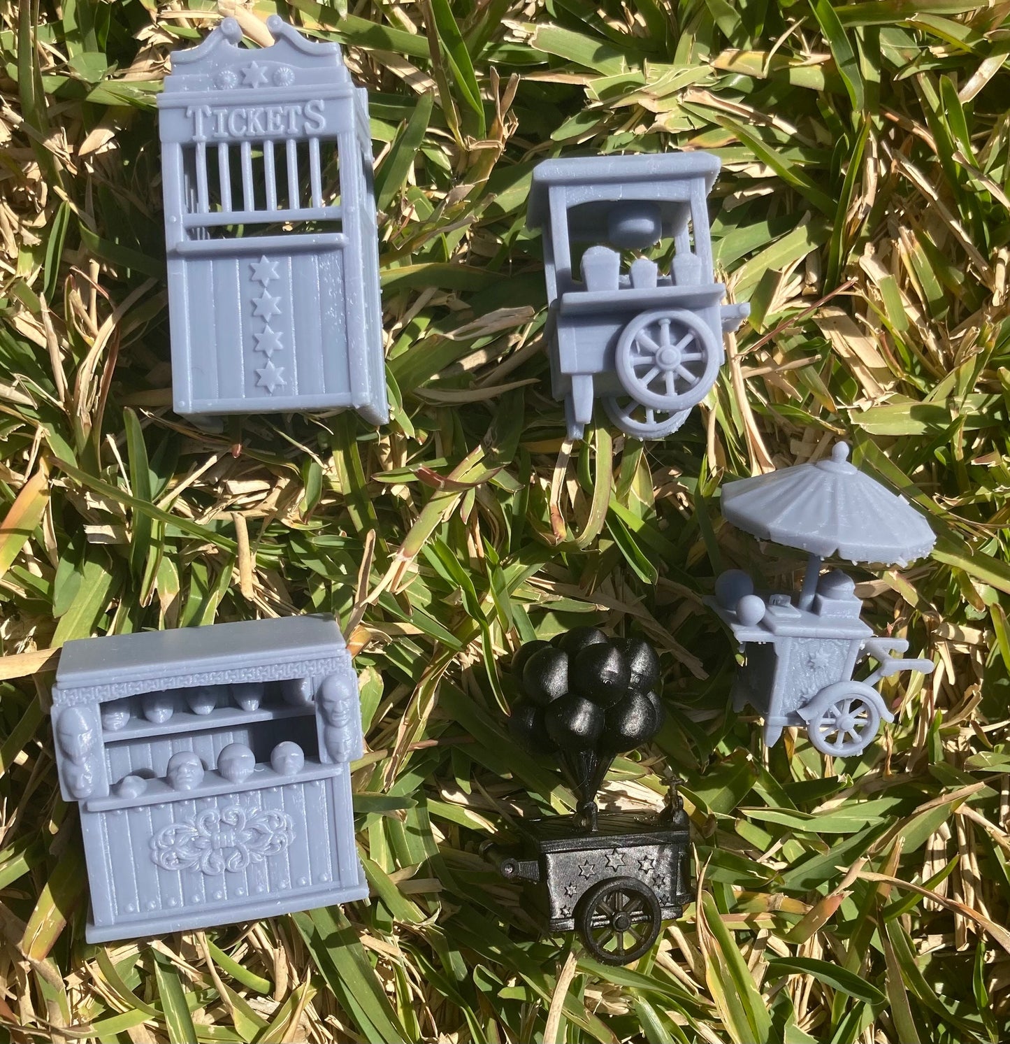 Carnival Shops, Terrain Set - Epic Miniatures