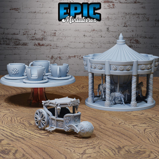 Carnival Rides, Terrain Set - Epic Miniatures