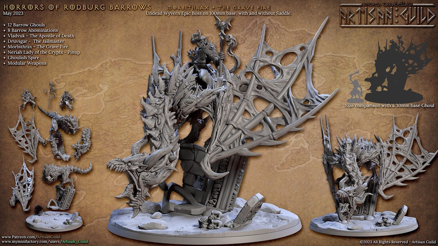 Vladvuk riding Undead Wyvern - Artisan Guild