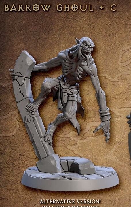Barrow Ghouls, Claws Set (6 Variants Available) - Artisan Guild