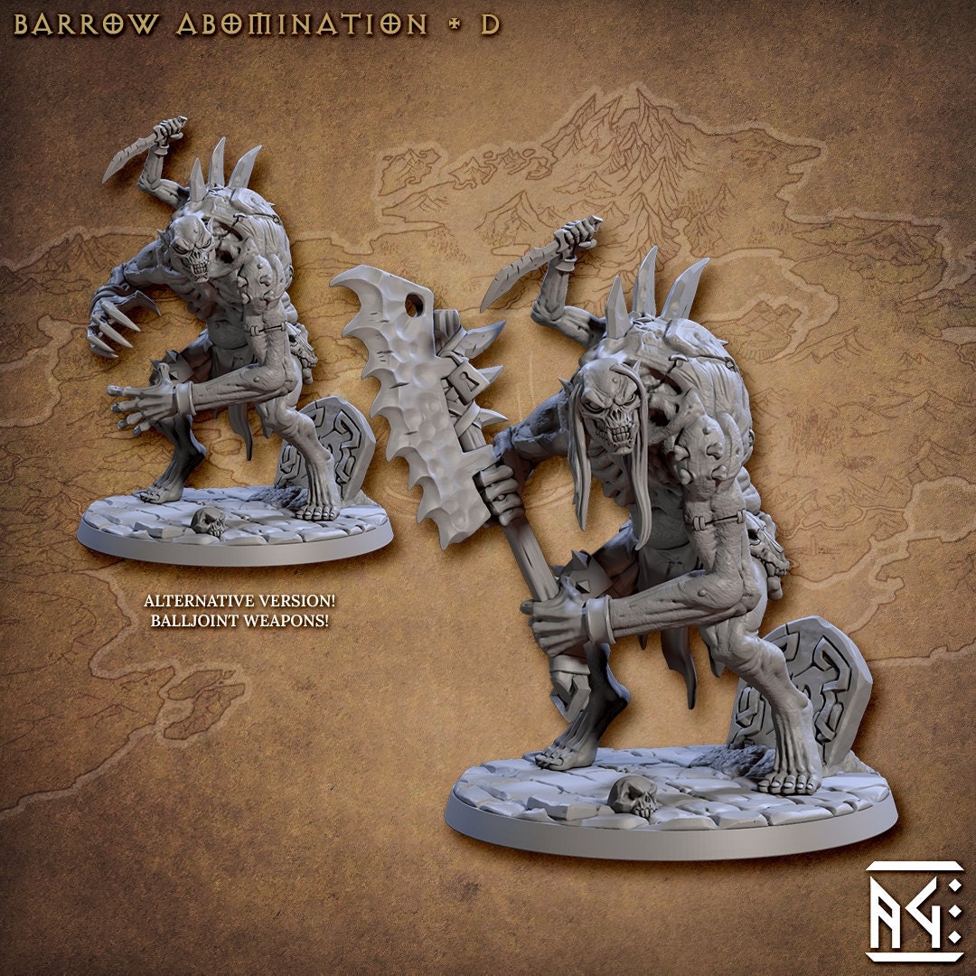 Barrow Abomination D (2 Variants Available) - Artisan Guild