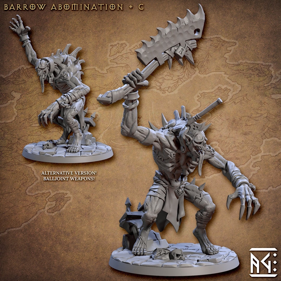 Barrow Abomination C (2 Variants Available) - Artisan Guild