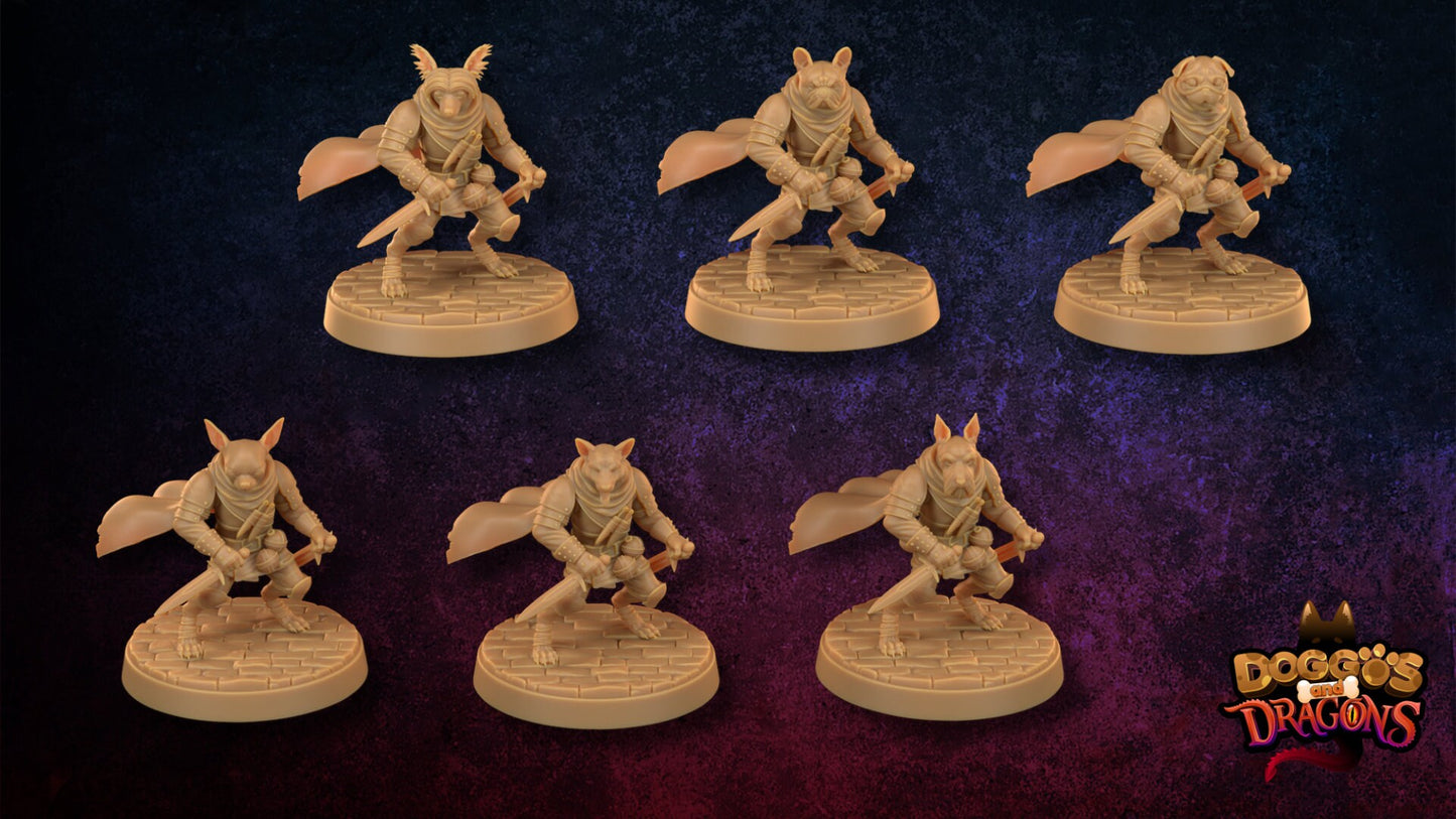 Dog Rogues (6 Variants Available) - Dragon Trapper's Lodge
