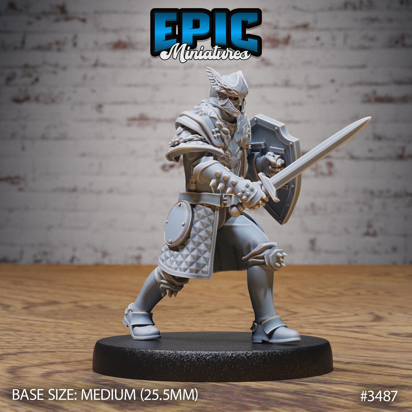 Knight Sir Rollant (3 Variants Available) - Epic Miniatures