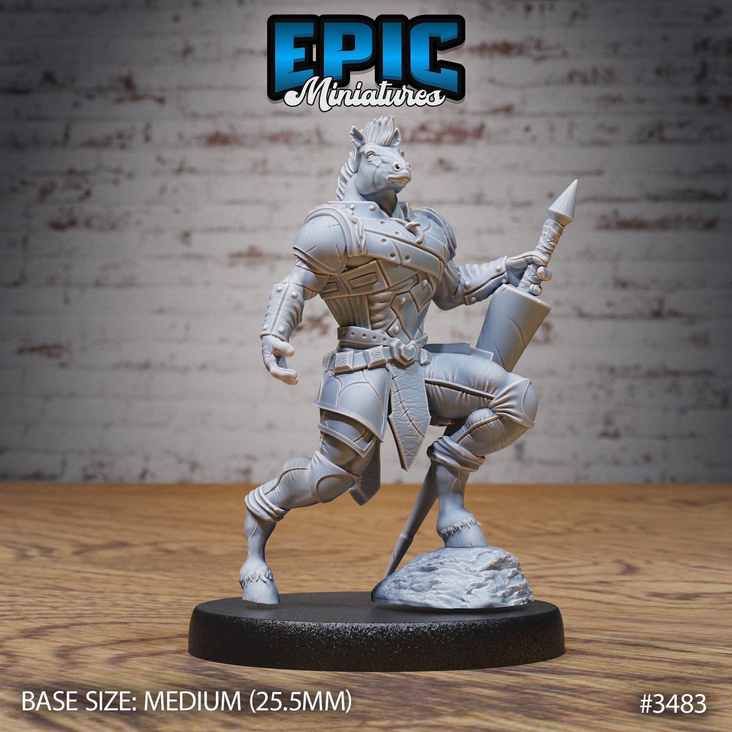 Horse Folk Knight (3 Variants Available) - Epic Miniatures