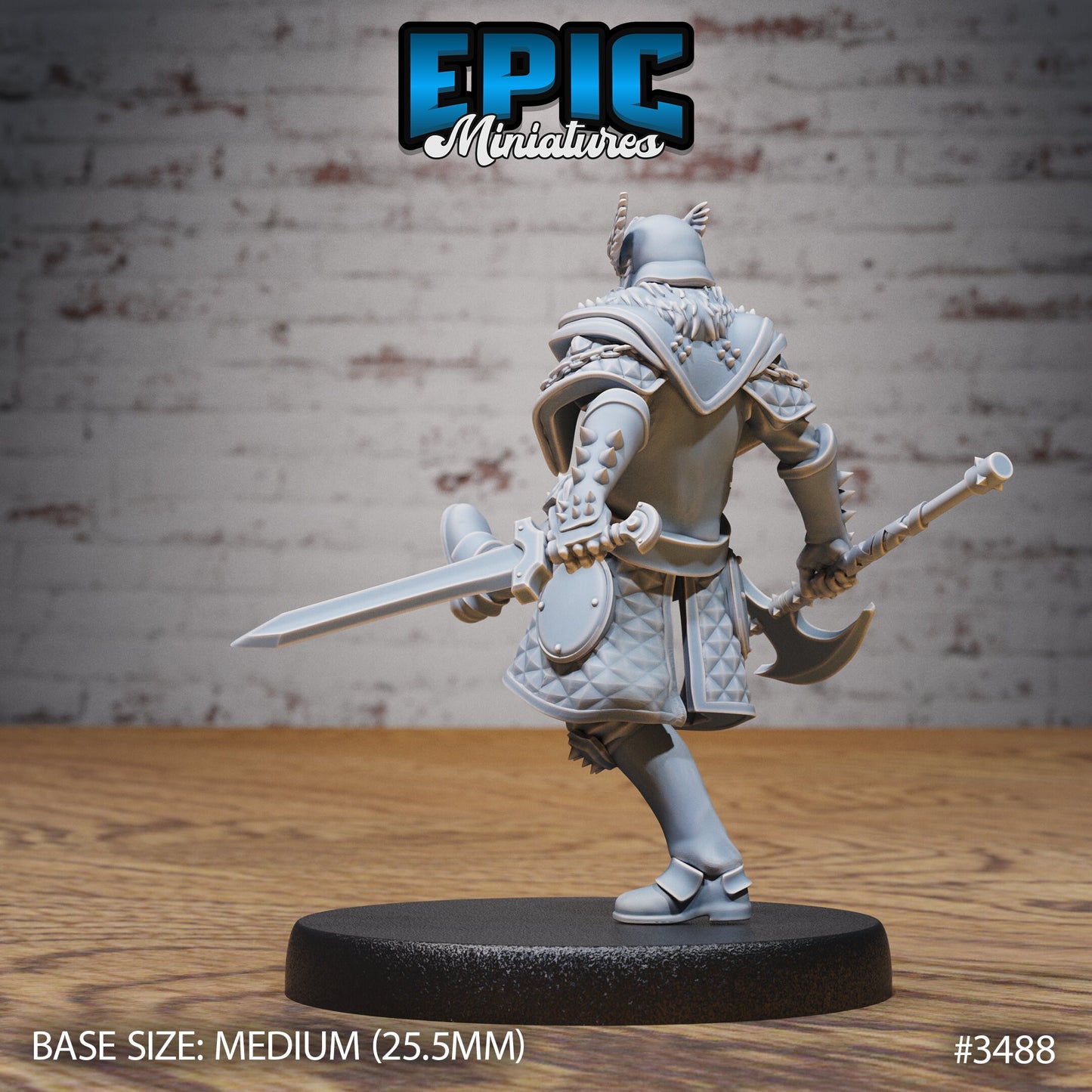 Knight Sir Rollant (3 Variants Available) - Epic Miniatures