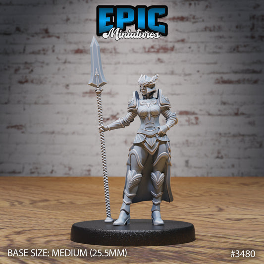 Knight Lady Gisella (3 Variants Available) - Epic Miniatures