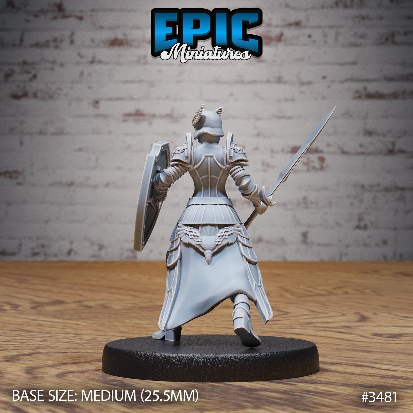 Knight Lady Gisella (3 Variants Available) - Epic Miniatures
