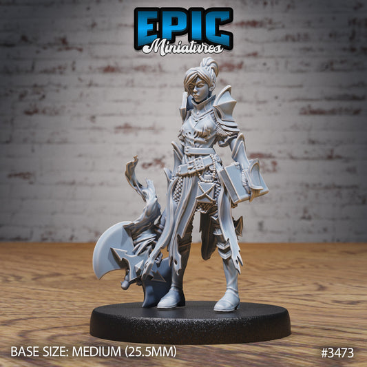 Knight Lady Joan (4 Variants Available) - Epic Miniatures
